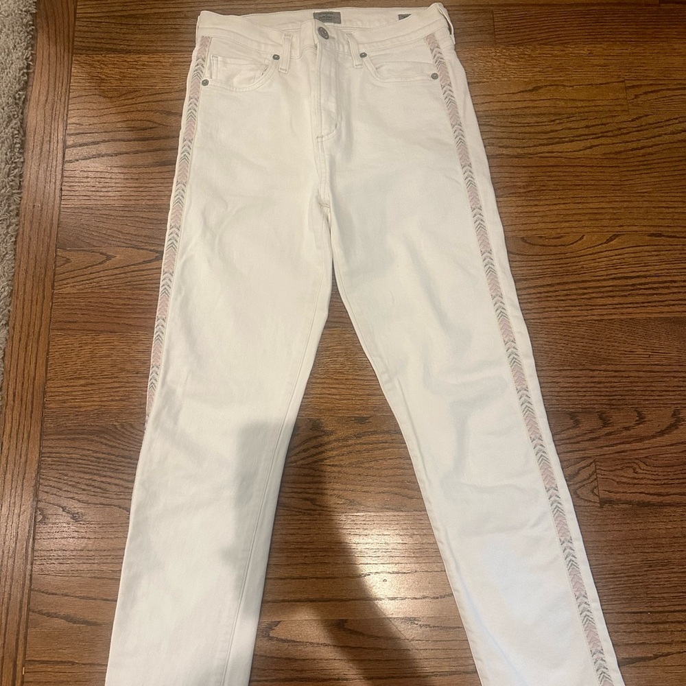 White jeans